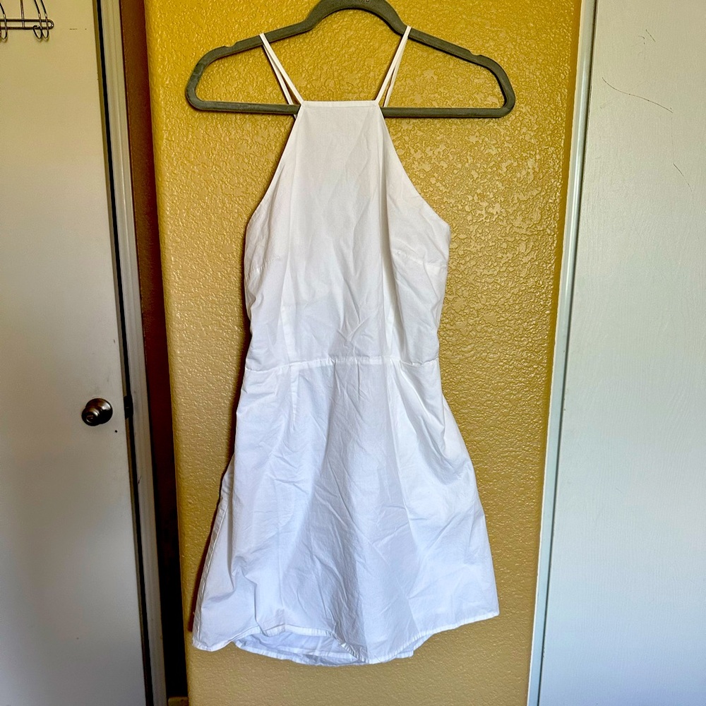 Target A new day summer white dress.